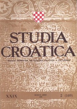 Studia croatica XXIX/1988/2(109)/1988