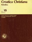 Croatica Christiana Periodica 15/1985