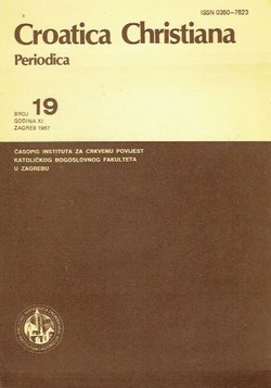 Croatica Christiana Periodica 19/1987