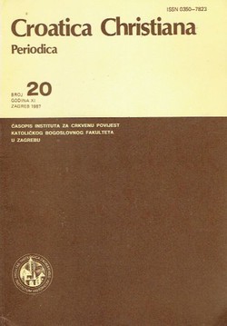 Croatica Christiana Periodica 20/1987