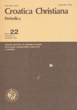 Croatica Christiana Periodica 22/1988