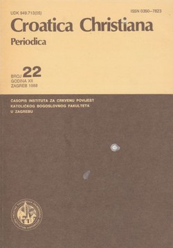 Croatica Christiana Periodica 22/1988