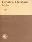 Croatica Christiana Periodica 38/1996
