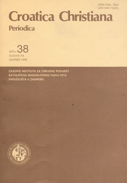 Croatica Christiana Periodica 38/1996