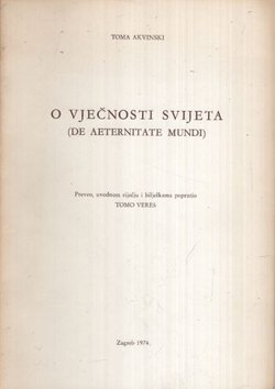 O vječnosti svijeta (De aeternitate mundi)