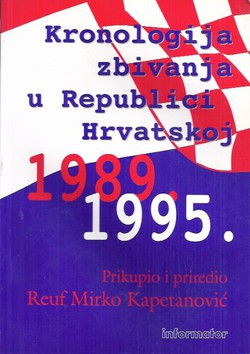 Kronologija zbivanja u Republici Hrvatskoj 1989.-1995.