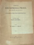 Temelji državnoga prava Hrvatskoga kraljevstva (Fundamenta juris publici Regni Croatiae). Najstarije doba: Pacta conventa