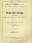 Codex diplomaticus Regni Croatiae, Dalmatiae et Slavoniae / Diplomatički zbornik Kraljevine Hrvatske, Dalmacije i Slavonije XIV.