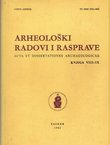 Arheološki radovi i rasprave VIII-IX/1982