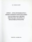 Owen-Stoltenbergovo i međunarodno diplomatsko legaliziranje srpske okupacije i zločina u Bosanskoj Posavini