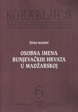 Osobna imena Bunjevačkih Hrvata u Madžarskoj