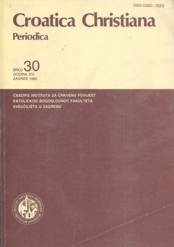 Croatica Christiana Periodica 30/1992