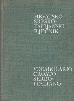 Hrvatskosrpsko-talijanski rječnik (3.proš.izd.)