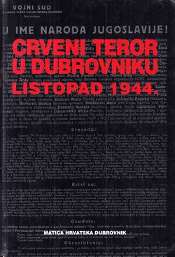 Crveni teror u Dubrovniku. Listopad 1944.