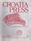 Croatia Press XXV/2 (270)/1972