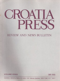 Croatia Press XXXIII/1-2 (301-302)/1980