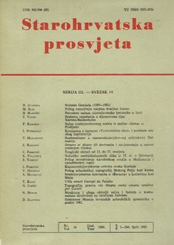 Starohrvatska prosvjeta, III. serija 14/1984