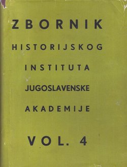 Zbornik Historijskog instituta JAZU 4/1961