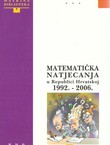 Matematička natjecanja u Republici Hrvatskoj 1992.-2006.