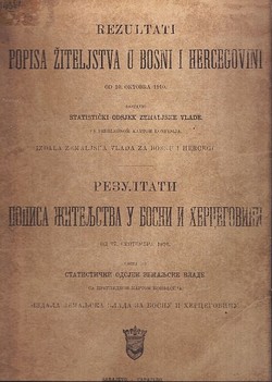 Rezultati popisa žiteljstva u Bosni i Hercegovini od 10. oktobra 1910.
