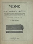 Vjesnik Hrvatskoga arheološkoga društva. Nove serije XII/1912