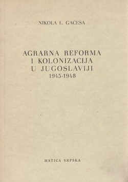 Agrarna reforma i kolonizacija u Jugoslaviji 1945-1948