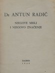 Dr Antun Radić. Njegove misli i njegovo značenje