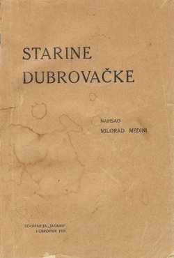 Starine dubrovačke