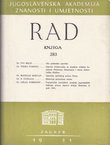 Rad JAZU. Knjiga 283. Odjel za filozofiju i društvene nauke II/1951