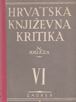 Hrvatska književna kritika VI.