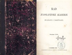 Rad JAZU. Knjiga VIII/1869