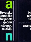 Hrvatsko-njemačko-talijanski rječnik znanstvenog nazivlja I-II (pretisak iz 1874/75)