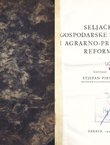 Seljačke gospodarske zadruge i agrarno-privredna reforma