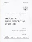 Hrvatski dijalektološki zbornik 10/1997