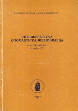Retrospektivna onomastička bibliografija. Hrvatsko-srpska do godine 1975