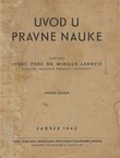 Uvod u pravne nauke (2.izd.)