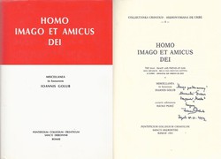 Homo imago et amicus Dei / Čovjek slika i prijatelj božji. Zbornik u čast Ivana Goluba
