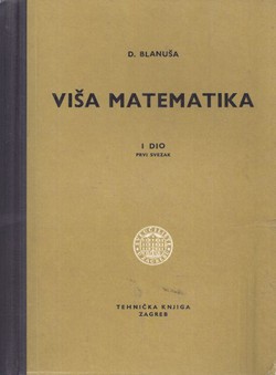 Viša matematika I. Prvi svezak (3.izd.)
