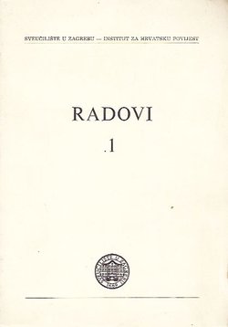 Radovi Instituta za hrvatsku povijest 1/1971