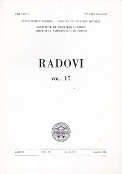 Radovi Instituta za hrvatsku povijest 17/1984