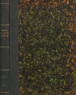 Katalog Kr. sveučilišne knjižnice u Zagrebu I. Priručna djela, udžbenici i djela, koja se najviše upotrebljavaju