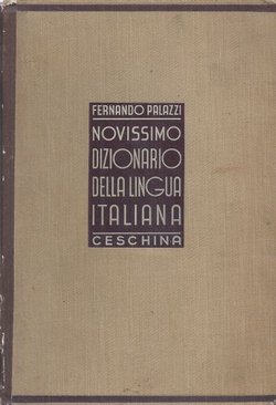Novissimo dizionario della lingua Italiana