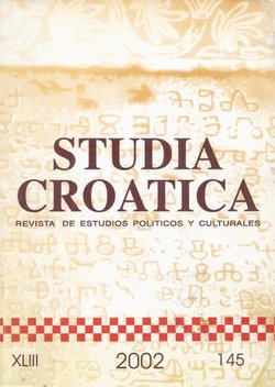 Studia croatica XLIII/145/2002 (Edicion especial dedicada a Marko Marulić)