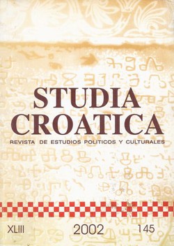 Studia croatica XLIII/145/2002 (Edicion especial dedicada a Marko Marulić)