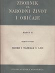 Seobe i naselja u Lici (Zbornik za narodni život i običaje 41/1962)