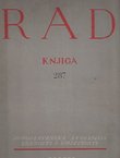 Rad JAZU. Knjiga 287. Odjel za likovne umjetnosti i muziku 5/1952