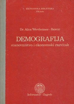 Demografija. Stanovništvo i ekonomski razvitak