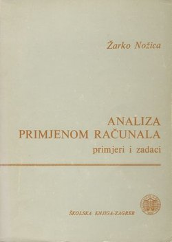 Analiza primjenom računala. Primjeri i zadaci