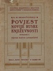 Povjest novije ruske književnosti I.