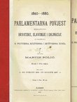 Parlamentarna povjest Kraljevina Hrvatske, Slavonije i Dalmacije I-II